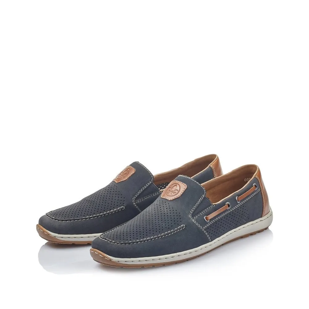 08866-15 MEN'S SHOES BLUE SEITL. ANFLECHTER