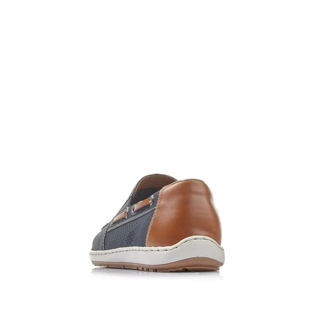 08866-15 MEN'S SHOES BLUE SEITL. ANFLECHTER