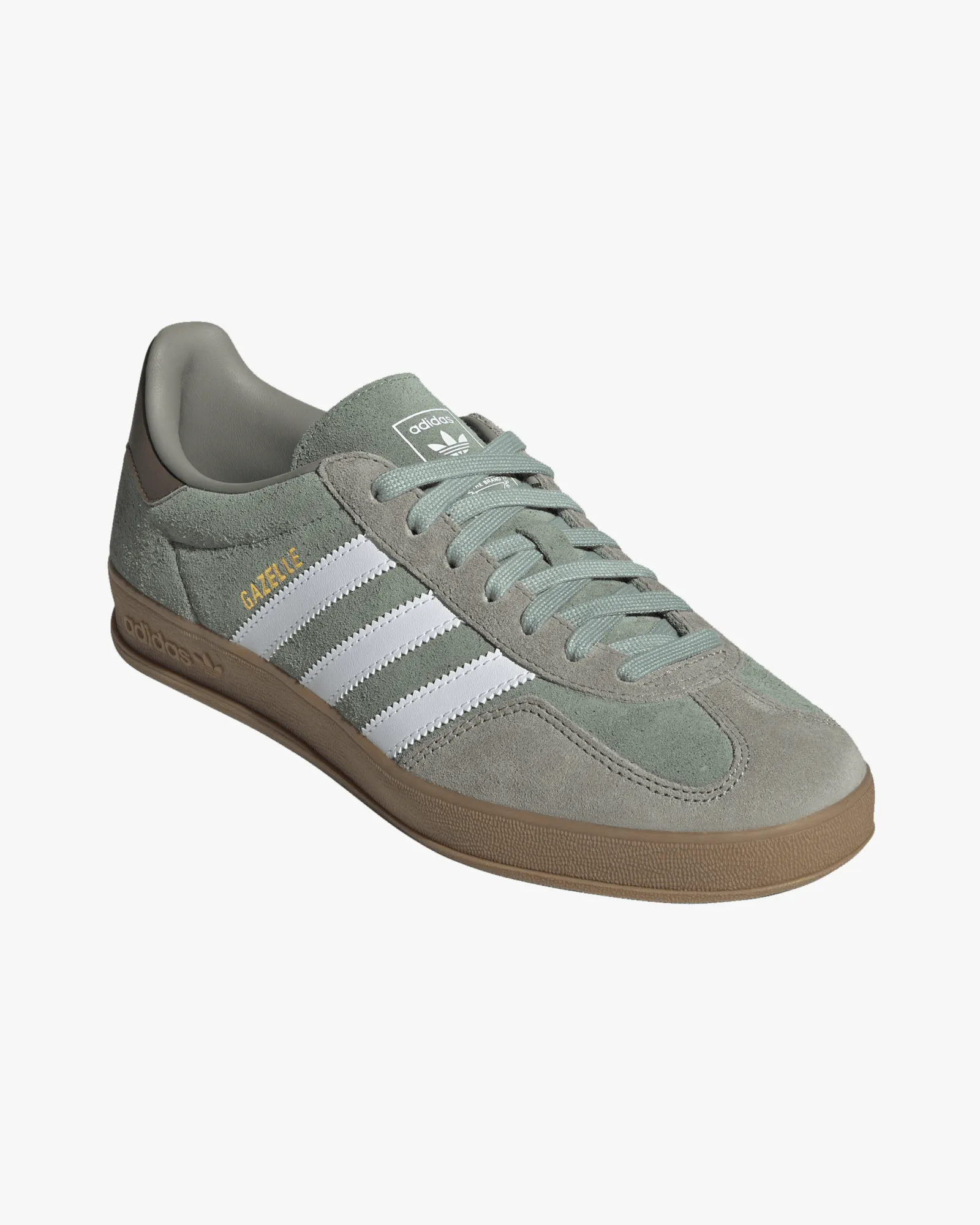 Adidas Gazelle Indoor - Silver Pebble / Silver Green / Cloud White