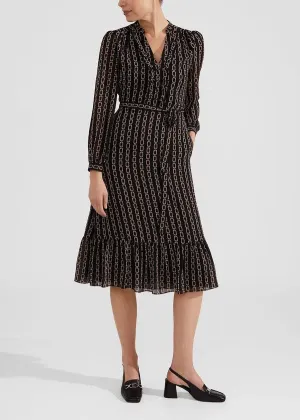 Alexia Dress 0124/5169/9045l00 Black-Camel