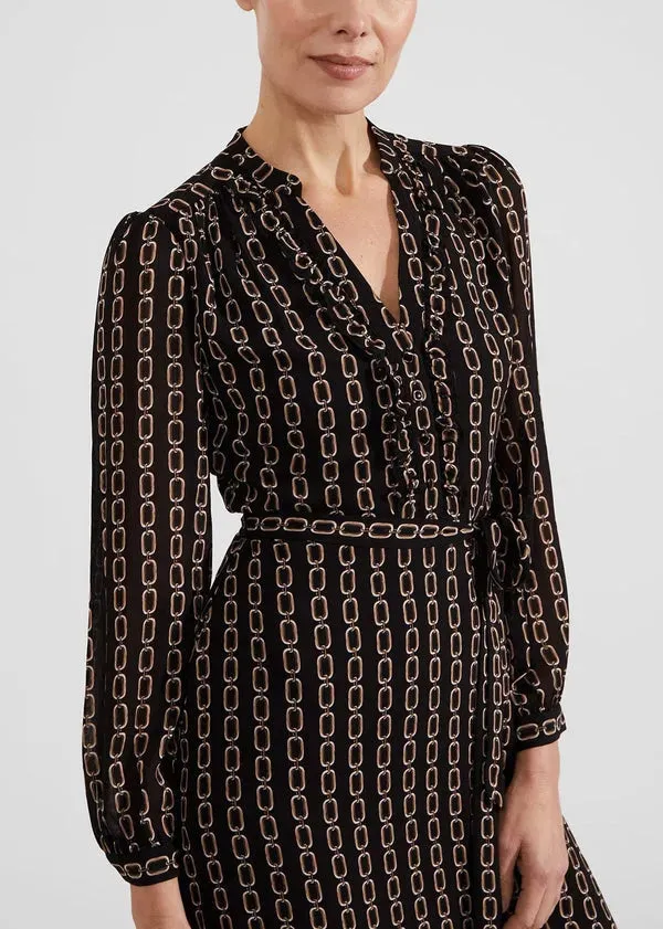 Alexia Dress 0124/5169/9045l00 Black-Camel