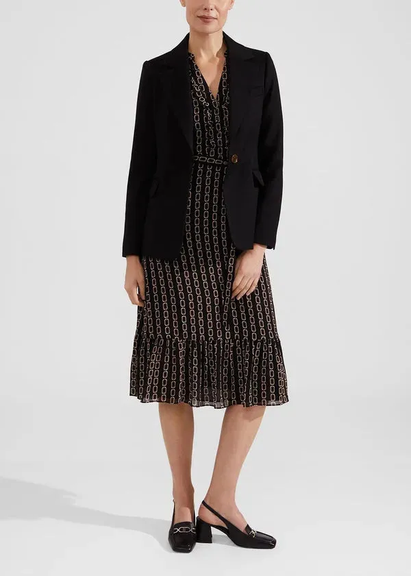 Alexia Dress 0124/5169/9045l00 Black-Camel