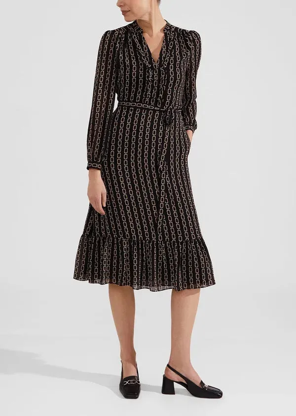 Alexia Dress 0124/5169/9045l00 Black-Camel