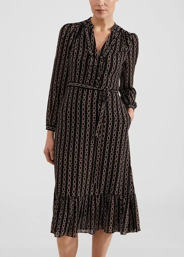 Alexia Dress 0124/5169/9045l00 Black-Camel