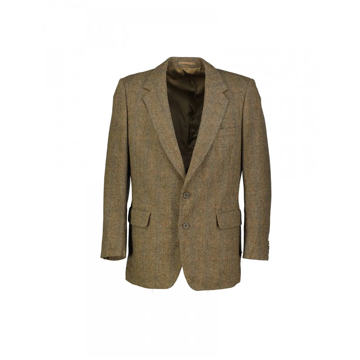 Aquascutum Brown Wool Men's Blazer, Size L, US 41R, EU 51R