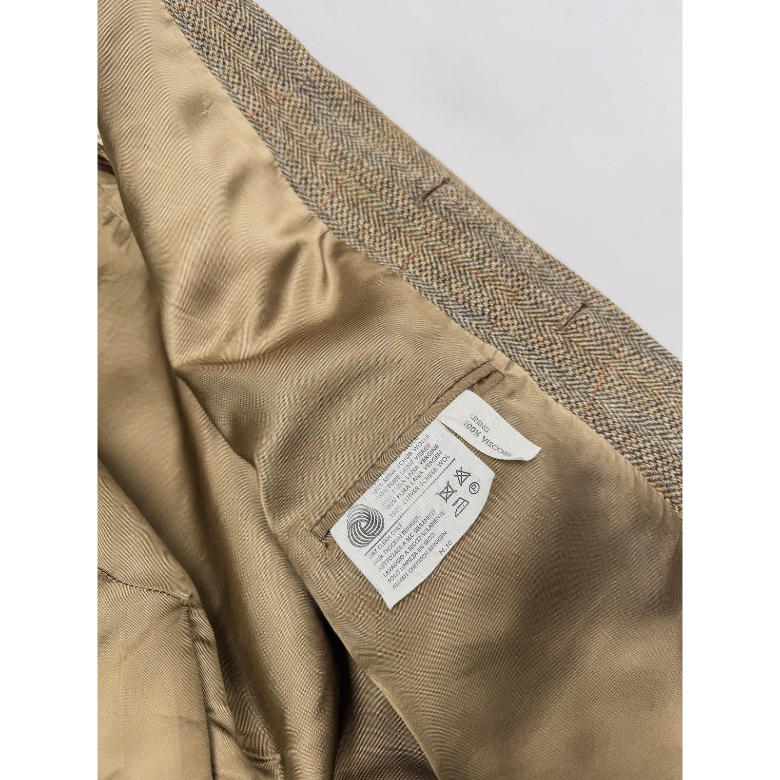 Aquascutum Brown Wool Men's Blazer, Size L, US 41R, EU 51R