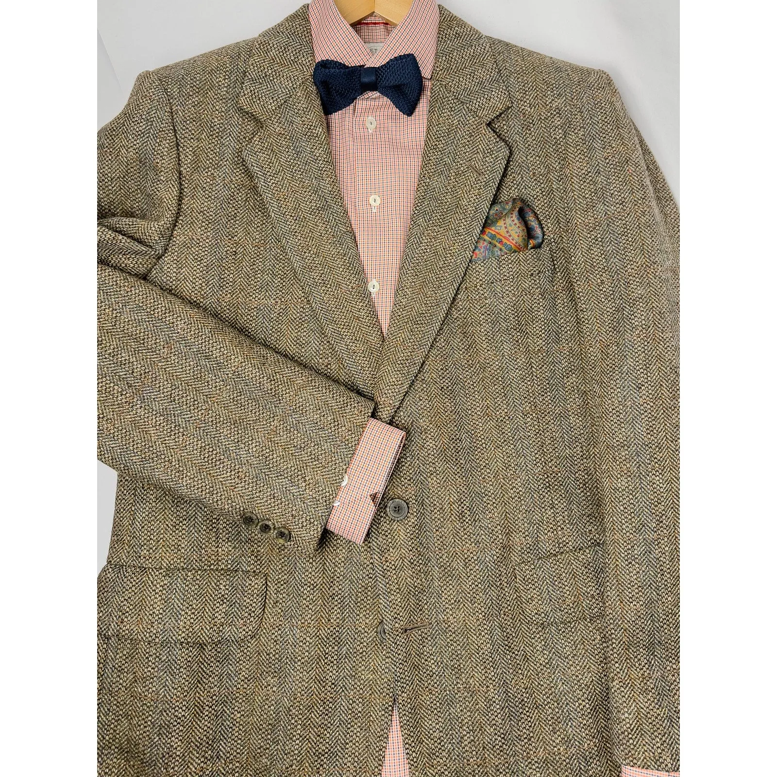 Aquascutum Brown Wool Men's Blazer, Size L, US 41R, EU 51R