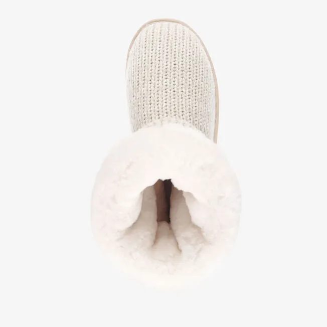 Bartle Cozy Knit Boot in Macadamia