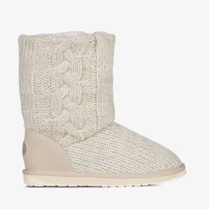Bartle Cozy Knit Boot in Macadamia