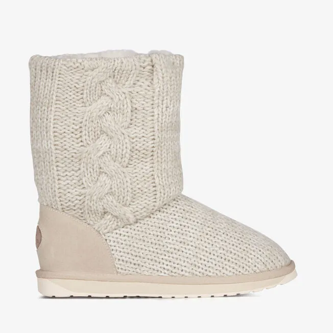 Bartle Cozy Knit Boot in Macadamia