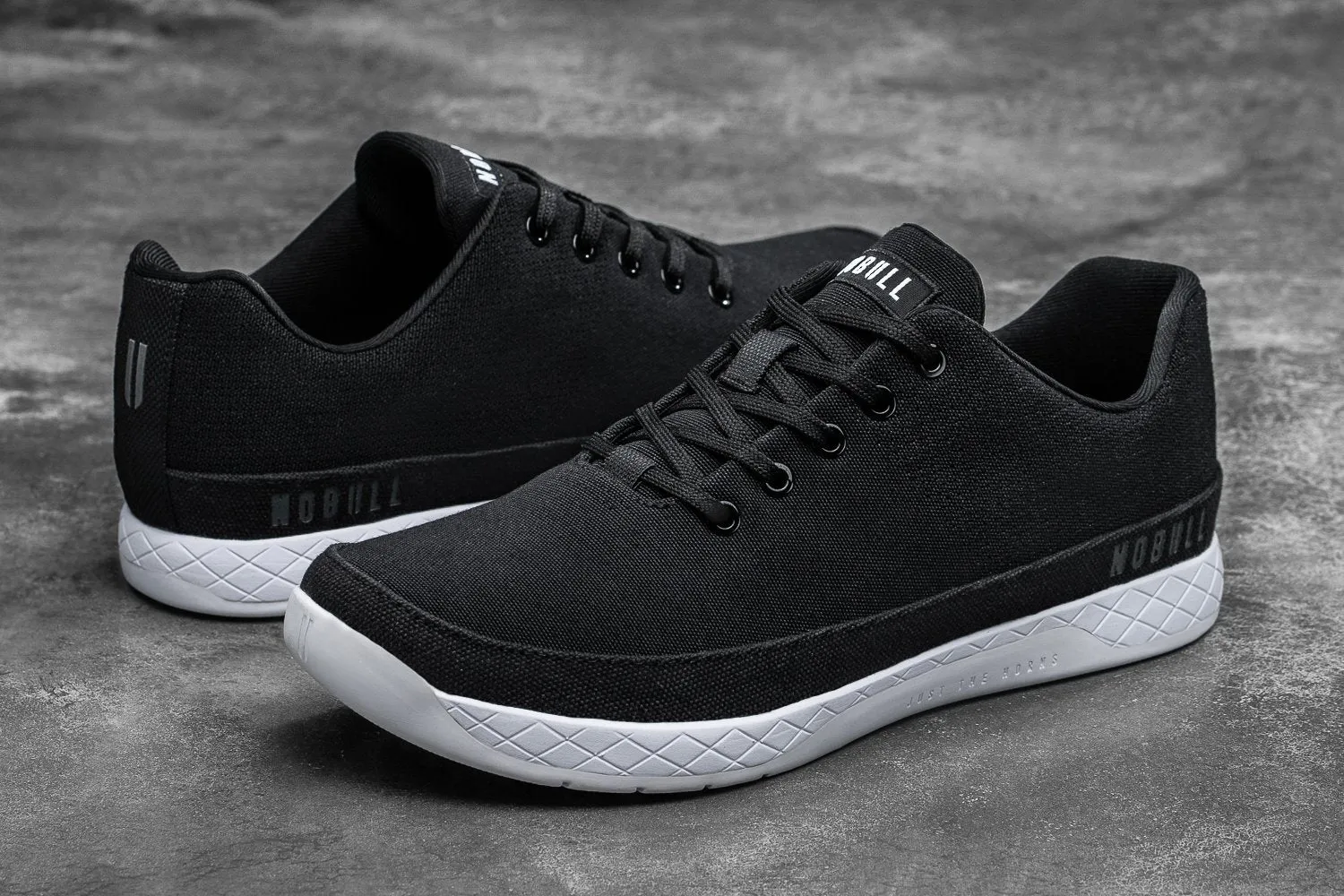 BLACK WHITE CANVAS TRAINER (MEN'S)