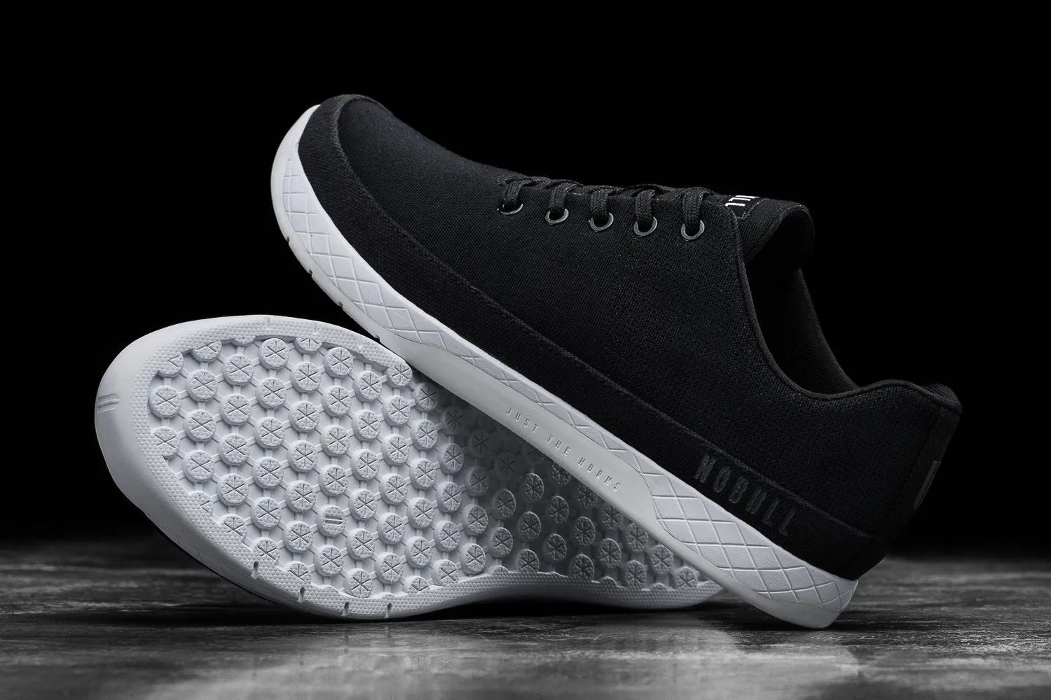 BLACK WHITE CANVAS TRAINER (MEN'S)