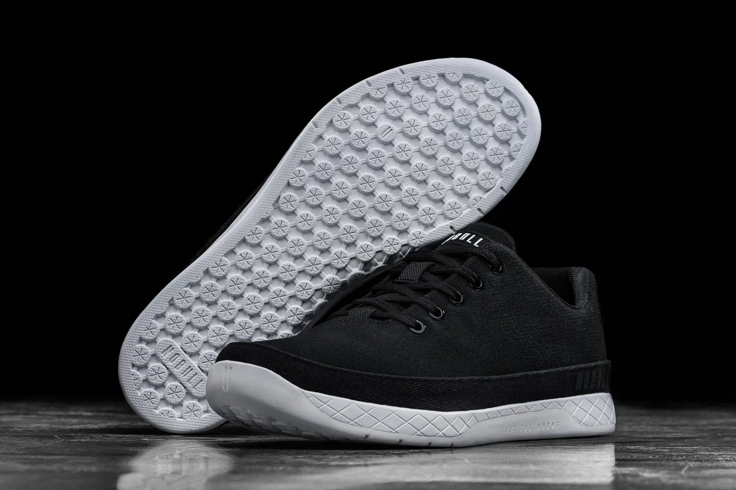 BLACK WHITE CANVAS TRAINER (MEN'S)