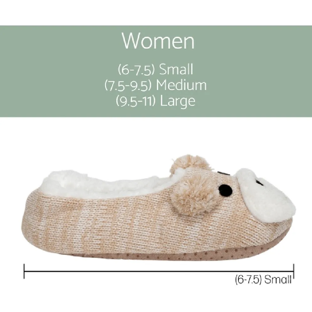 Brown Pubby Slipper Socks