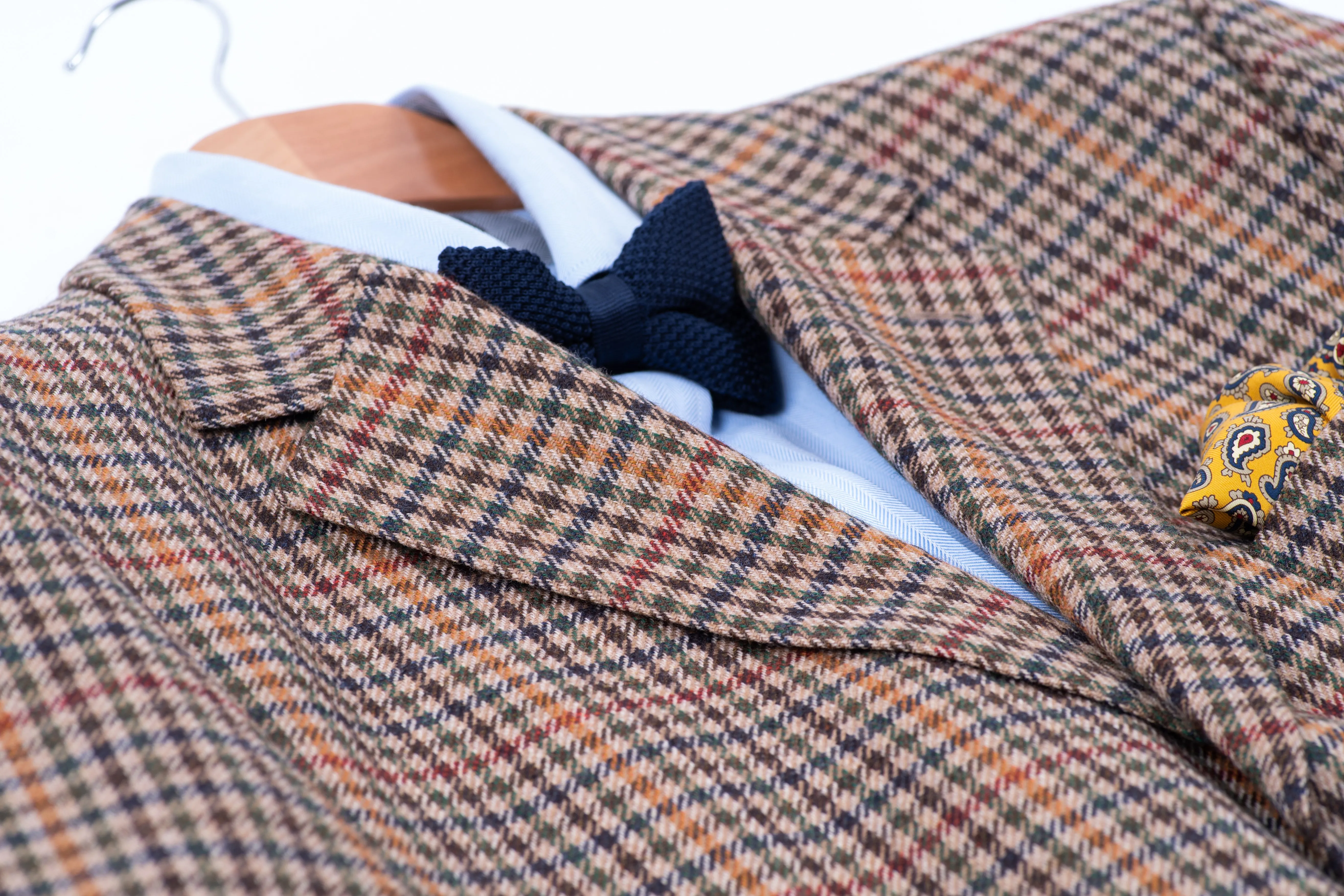 Burberry Gun Club Check 3 Leather Button Blazer, US 46L, EU 110