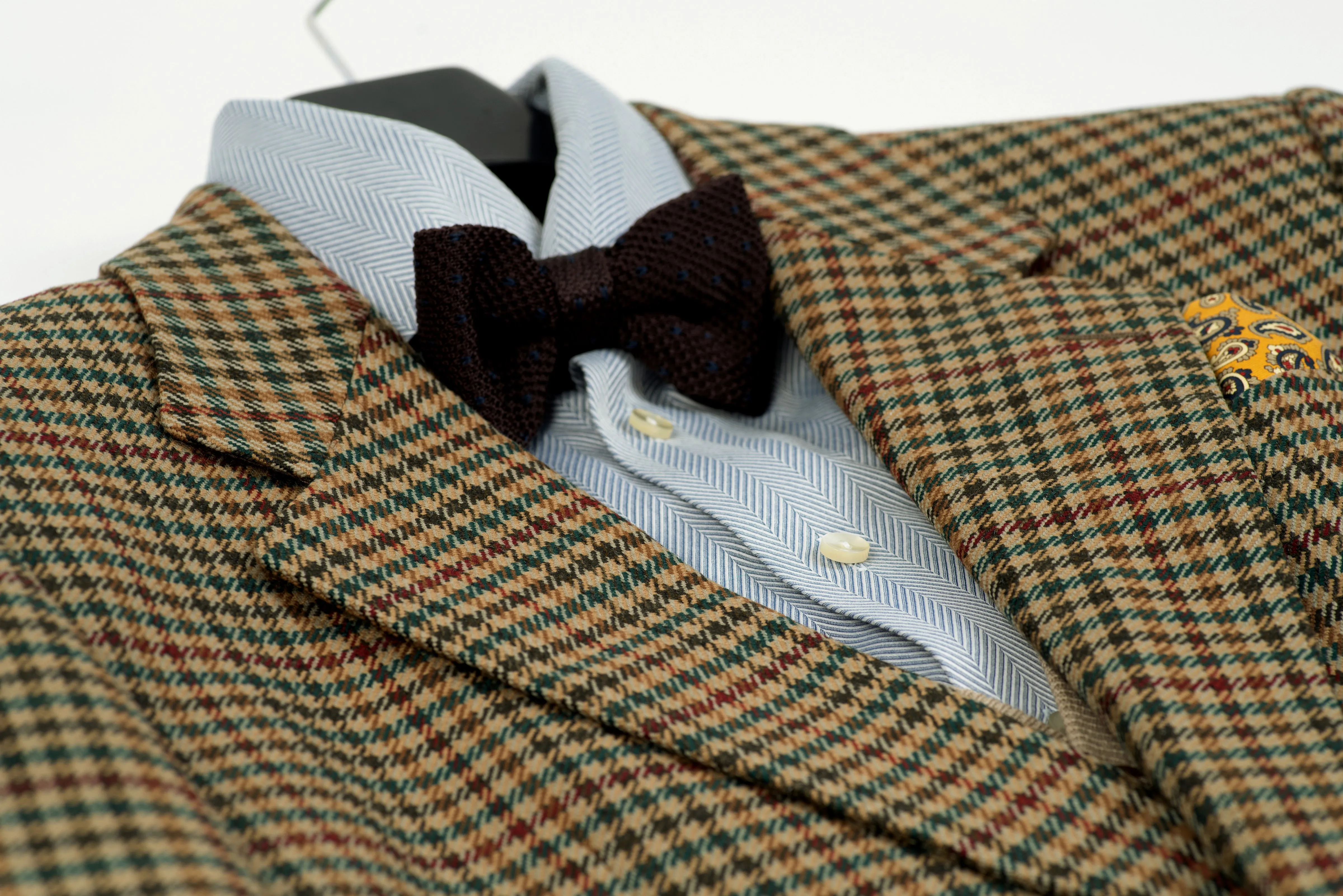 Burberry Vintage Gun Club Check 2 Leather Button Blazer, EU 50R, US 40R
