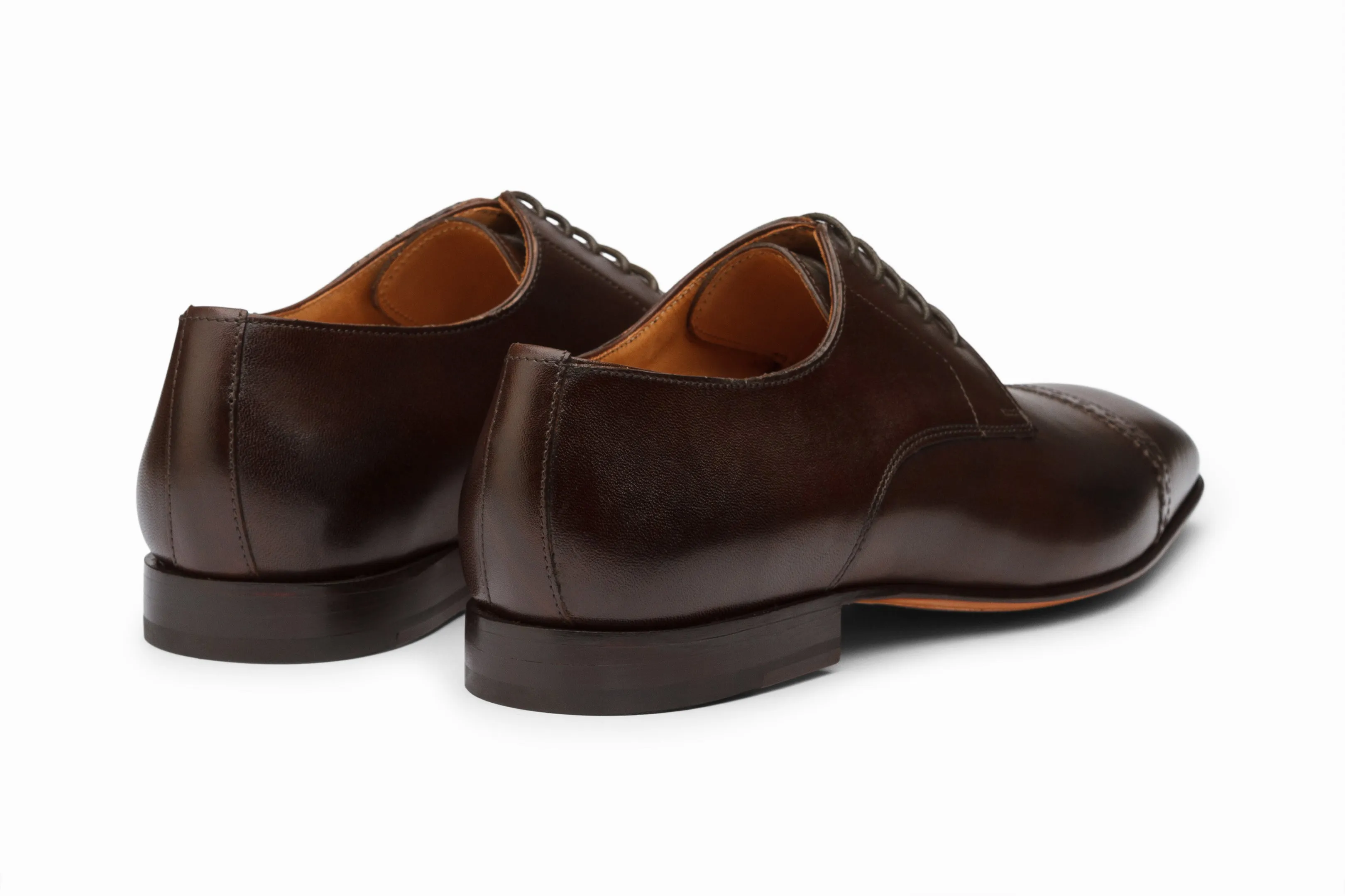 Captoe Derby - Dark Brown