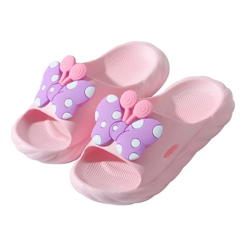 Children's cartoon cute non-slip soft bottom bathroom slippers