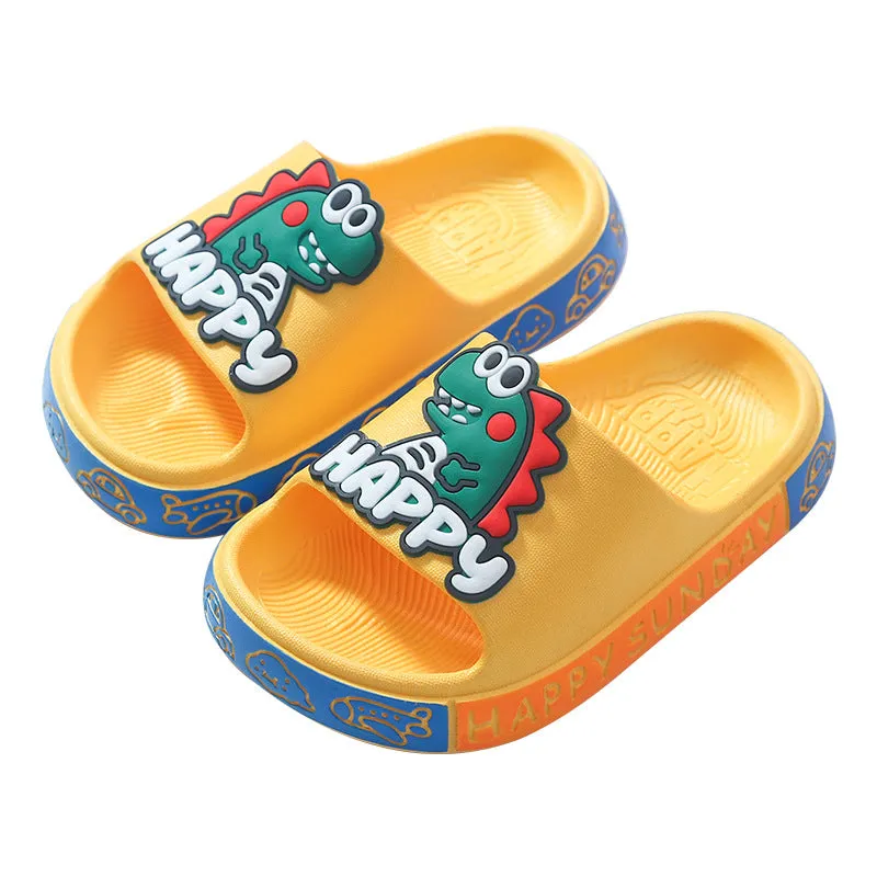 Children's cartoon cute non-slip soft bottom bathroom slippers