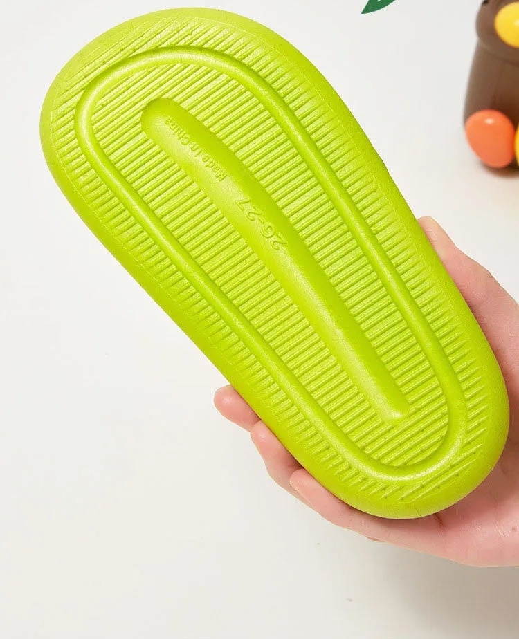 Children's cartoon cute non-slip soft bottom bathroom slippers