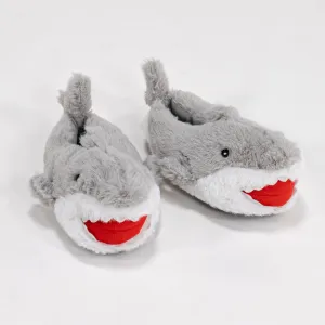 Children's Fluffy Shark Slippers