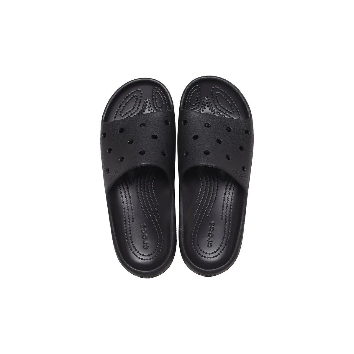 CROCS CLASSIC CROC SLIDE V2 SANDAL BLACK - MENS