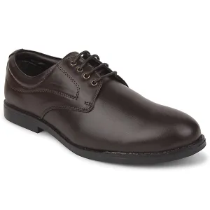 Fortune Black Formal Lacing Derby Shoes For Men MAJESTIC-1 By Liberty