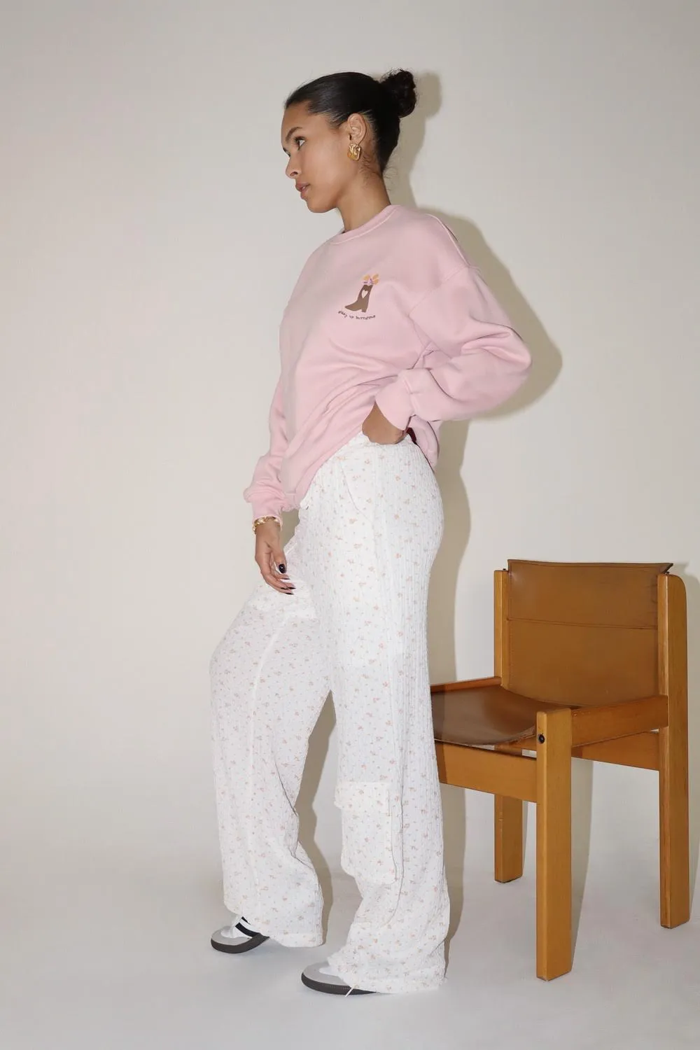 Giddy Up Buttercup Light Pink Sweatshirt