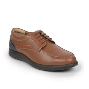 Gliders (Tan) Formal Lace Up Derby Shoes For Men SYN-40 By Liberty