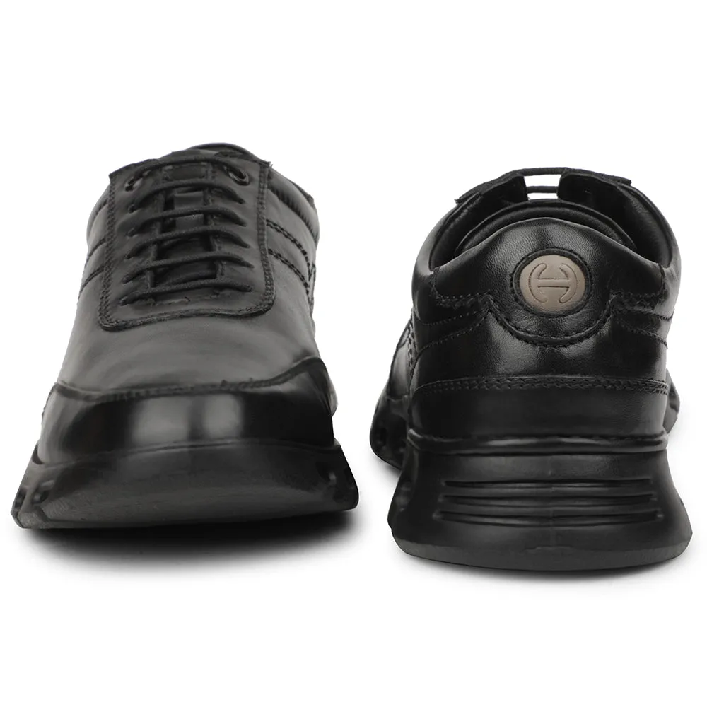 Healers Black Casual Formal Derby Shoes For Men ASF-1 By Liberty