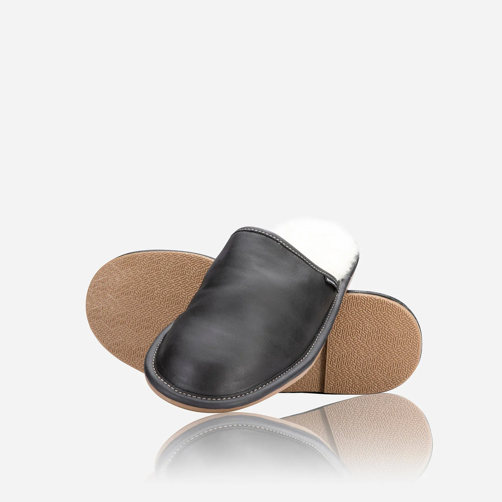 Ladies Slip On Slipper, Black