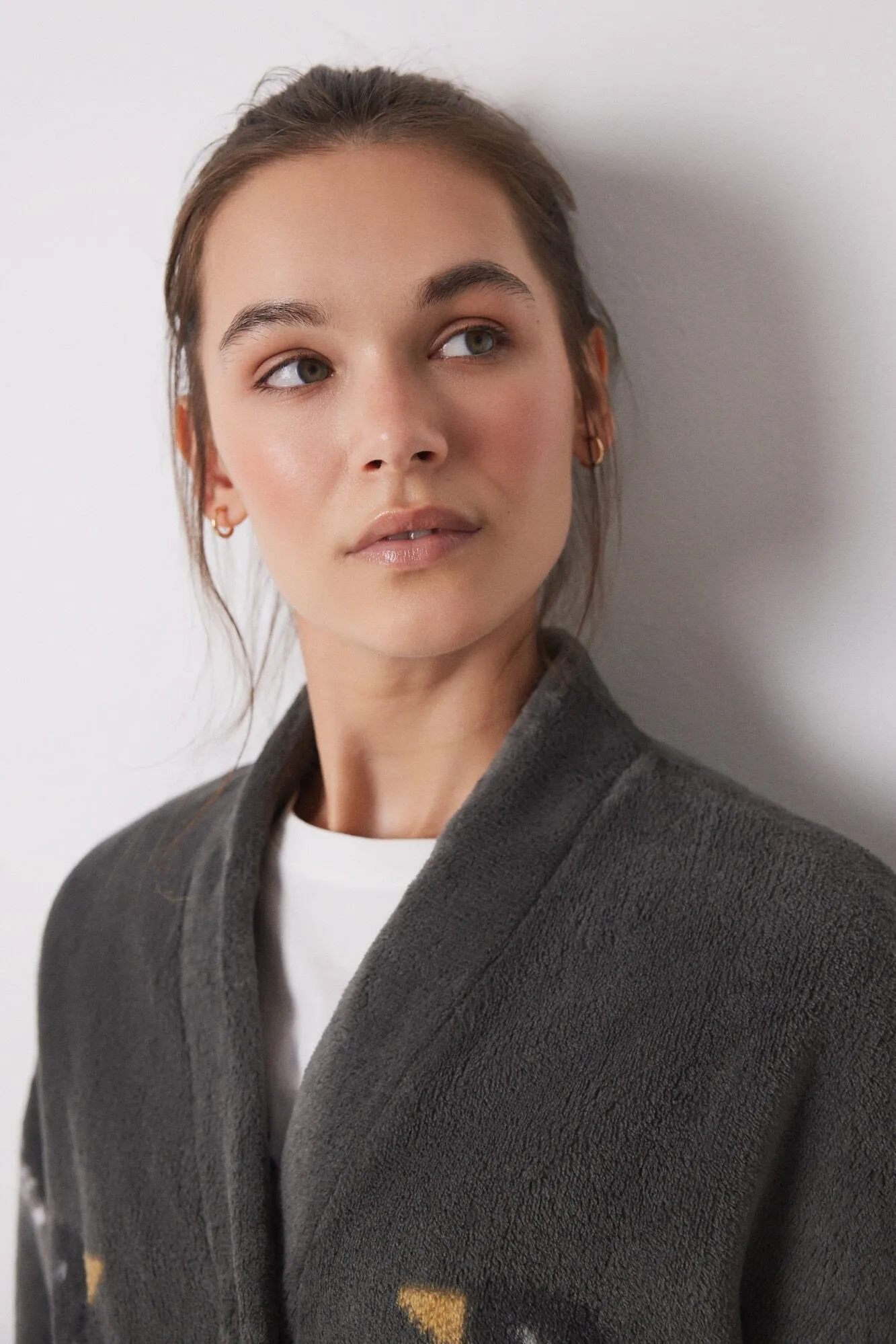 Long velvet penguin pajamas