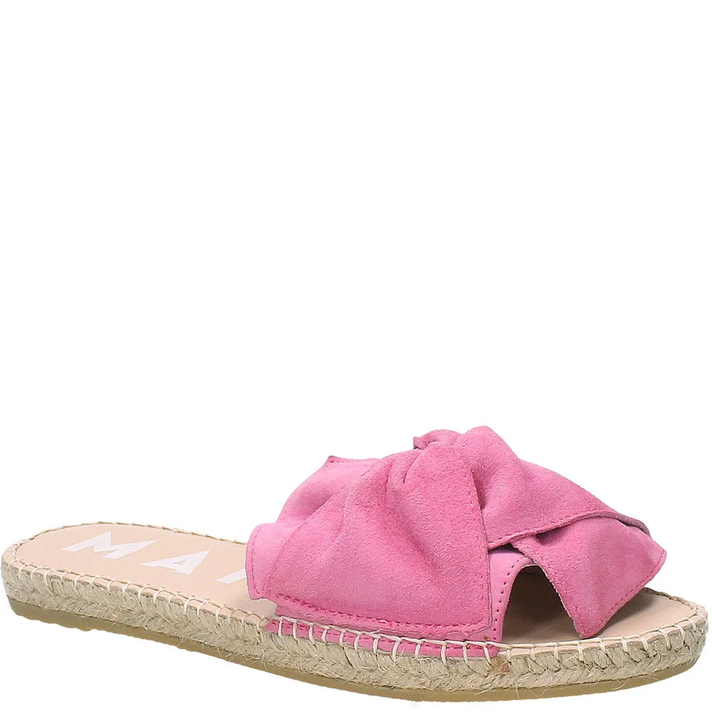 Manebì Sandals with knot bold pink