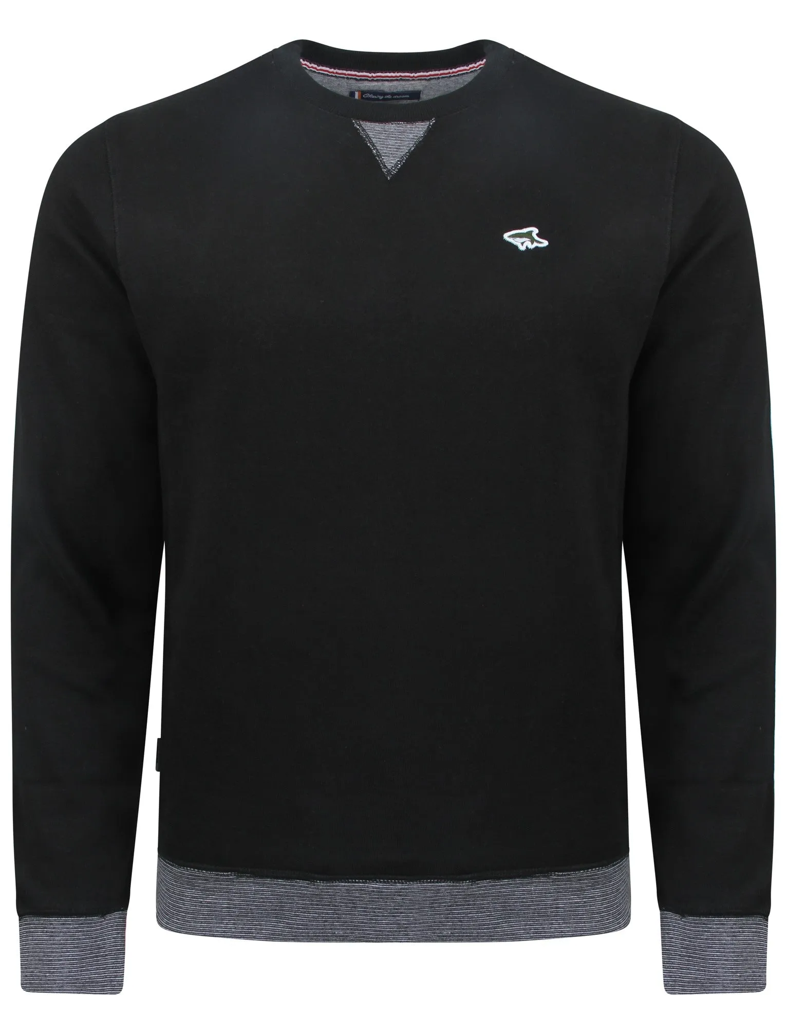 Men's soft basic black sweatshirt - Le Shark