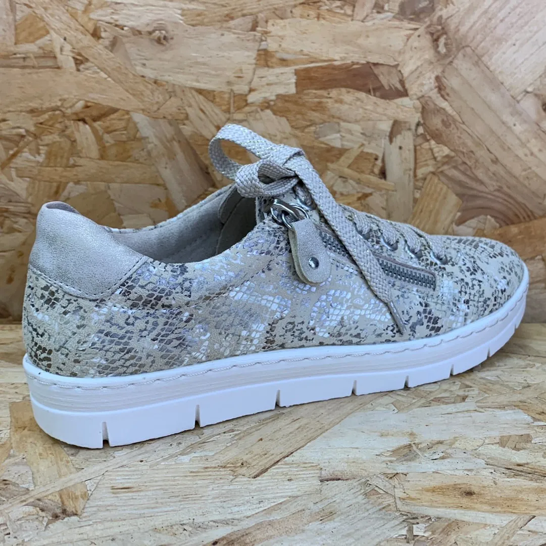 Remonte Womens Fashion Trainers - Beige