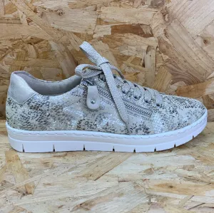 Remonte Womens Fashion Trainers - Beige