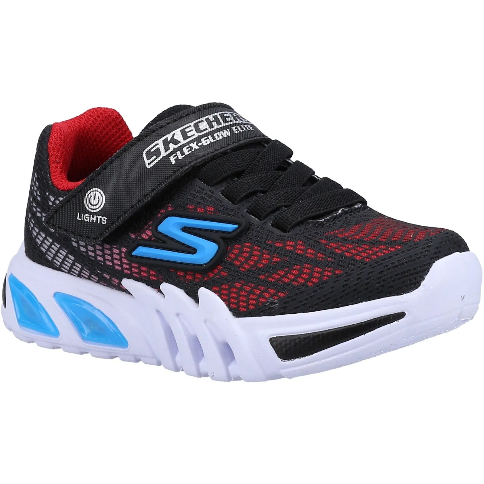 Skechers Boys Flex Glow Elite Vorlo Light Up Sporty Sneakers