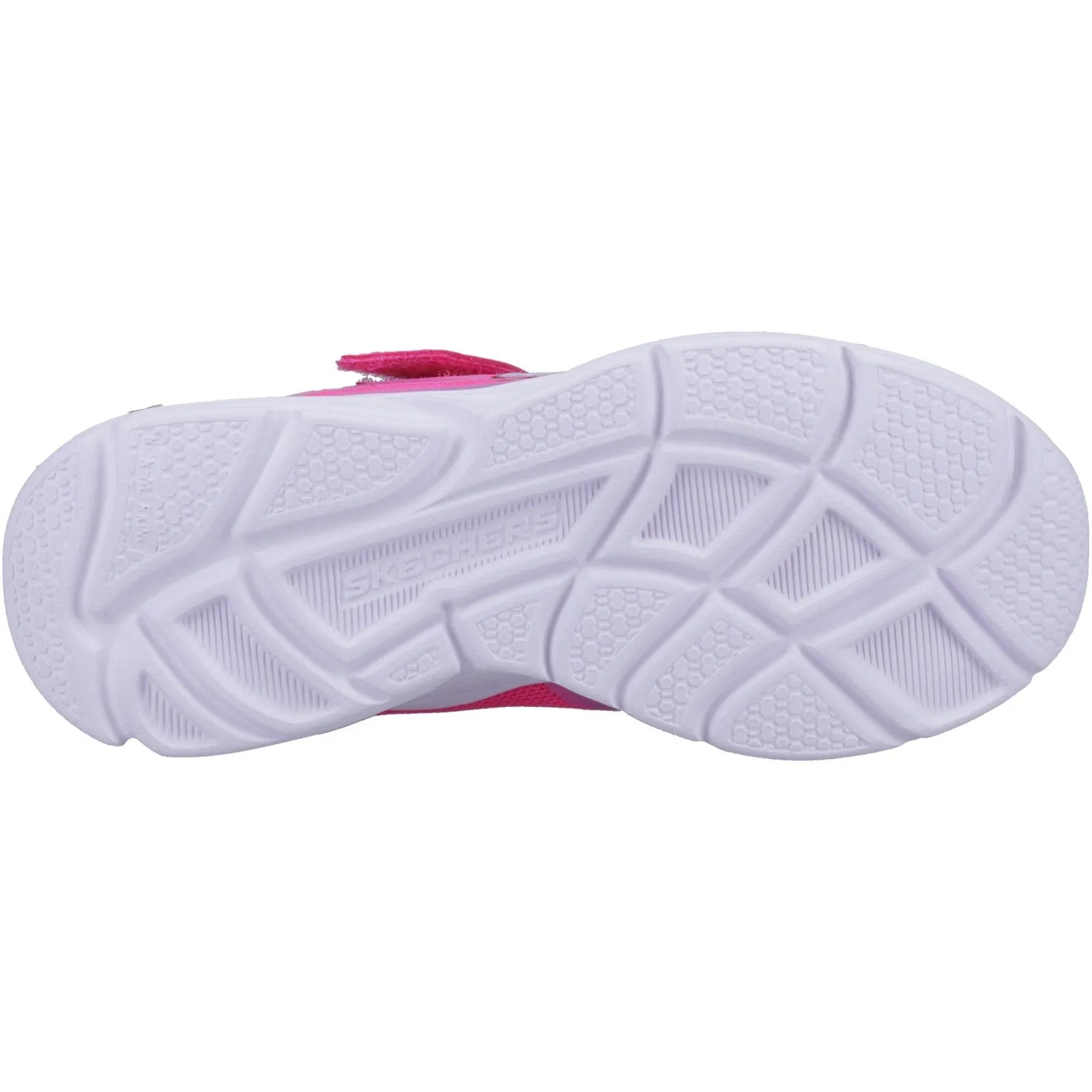 Skechers Girls Wavy Lites Eureka Shine Trainers - Pink