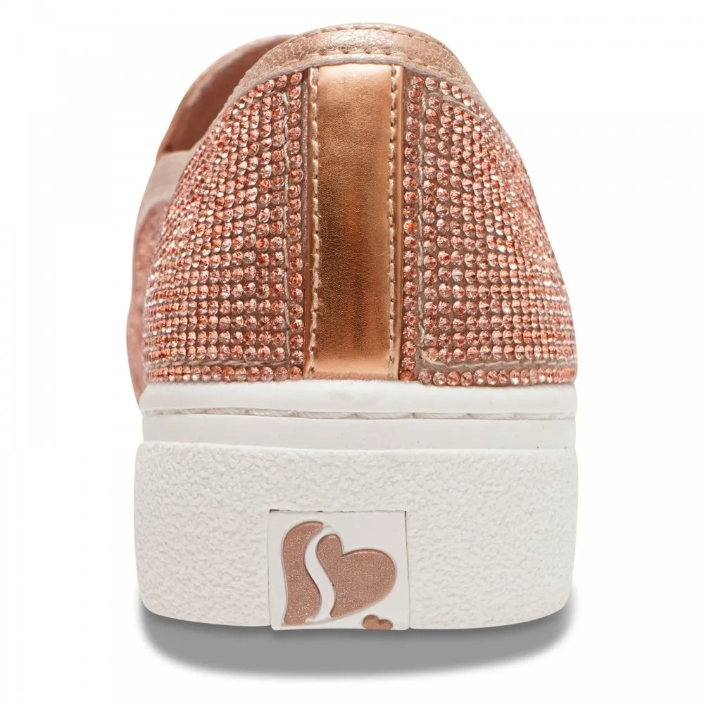 Skechers-High-Key-Rose-Gold-Slip-On-Trainer