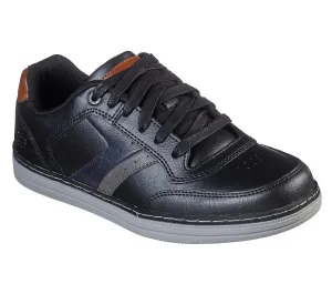 Skechers Men's 66413/BLK Heston - Pelano Trainers Black