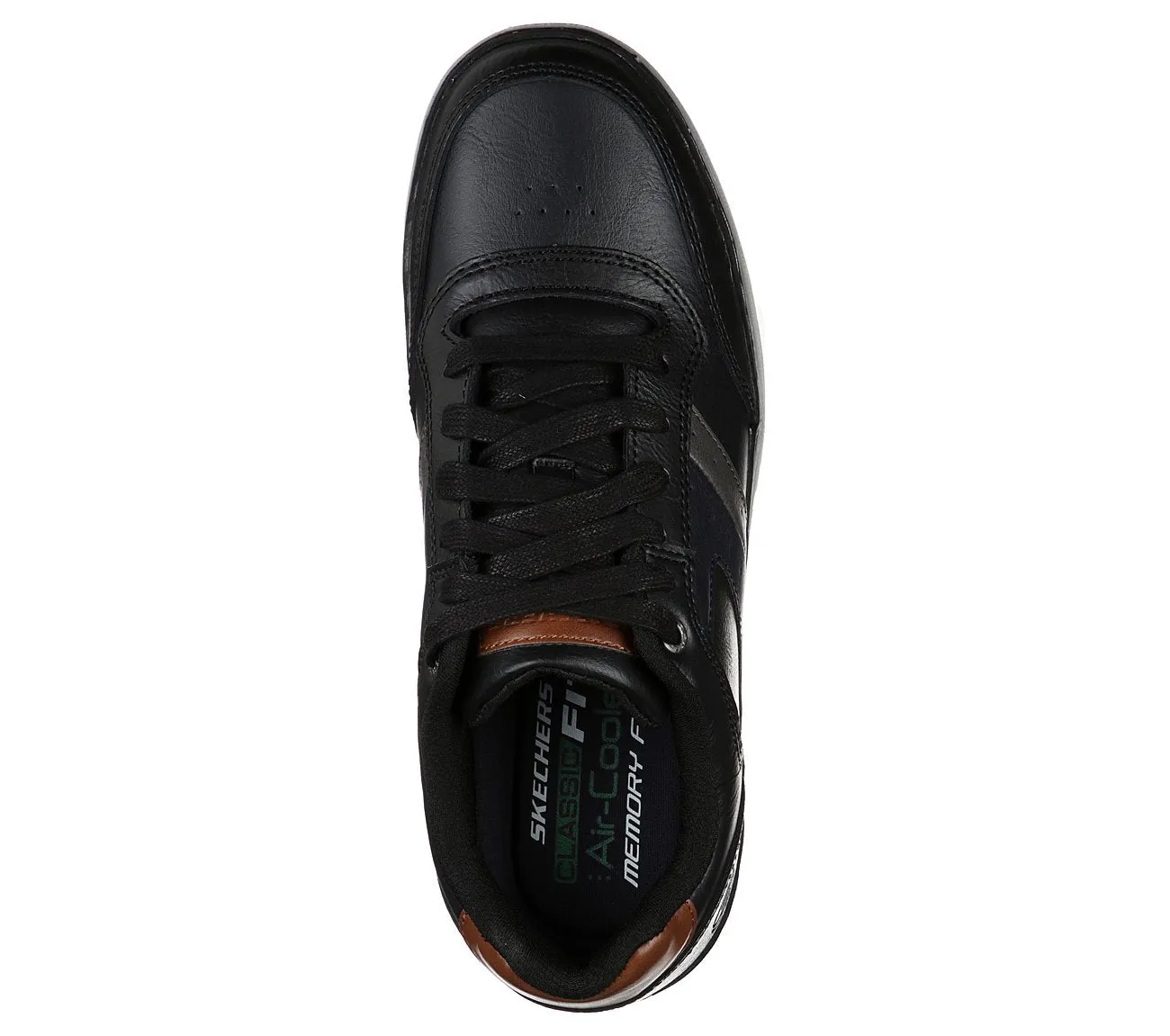 Skechers Men's 66413/BLK Heston - Pelano Trainers Black