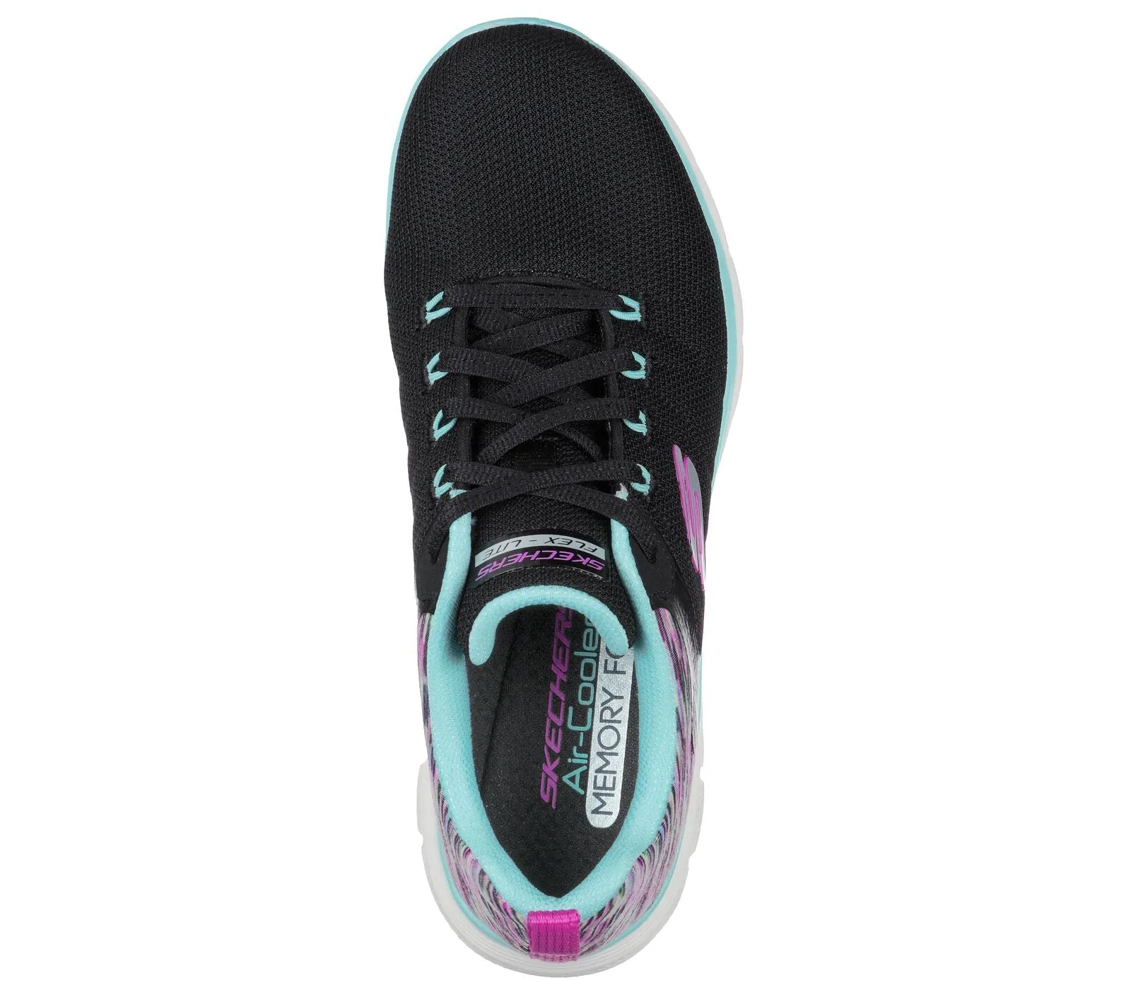 Skechers Womens Flex Appeal 4.0 Trainers - Black / Multi