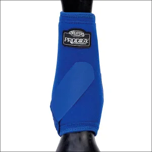 Small Weaver Prodigy Neoprene Horse Front Protective Athletic Boots Pair Blue