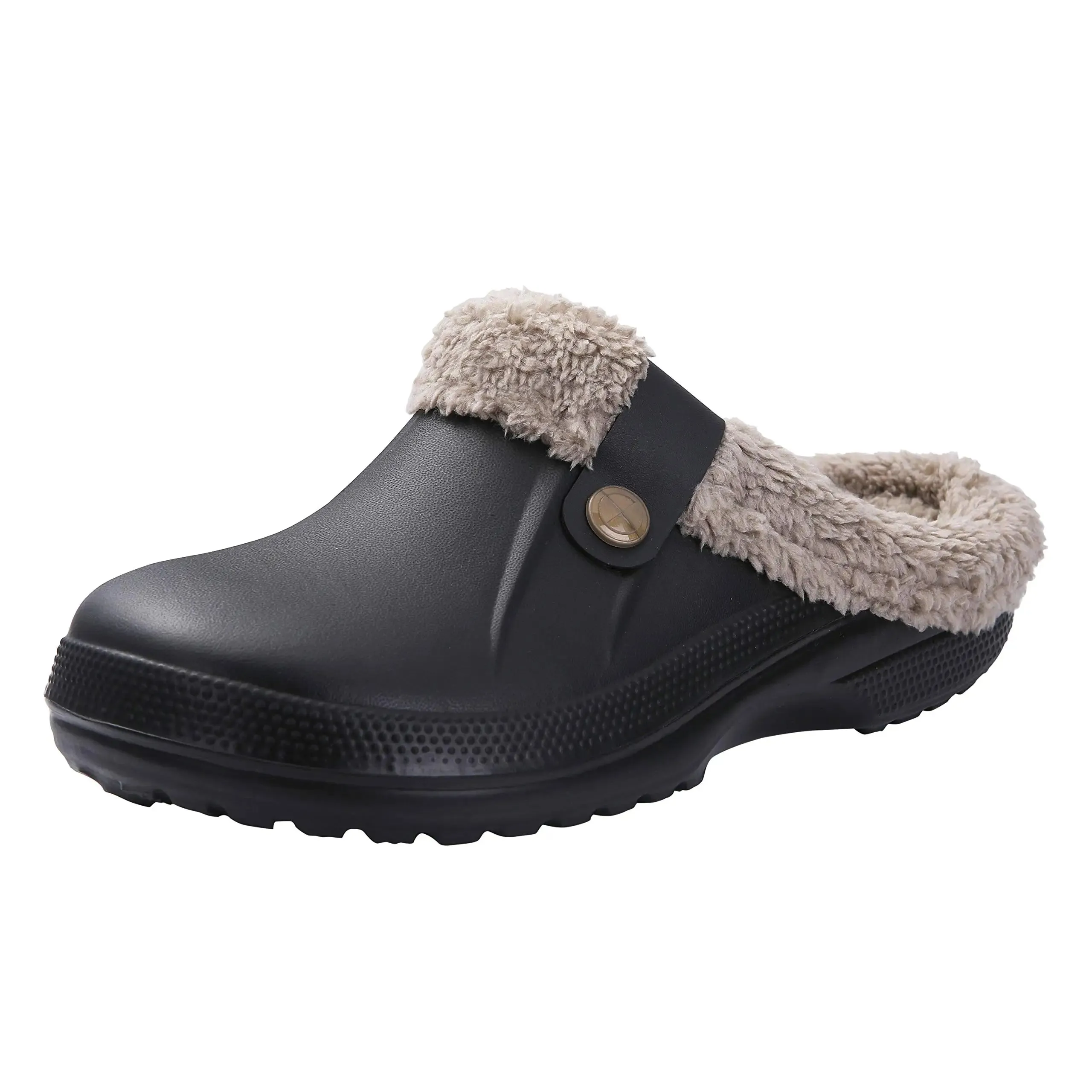 Soft Plush Warm Waterproof Non-slip Clogs