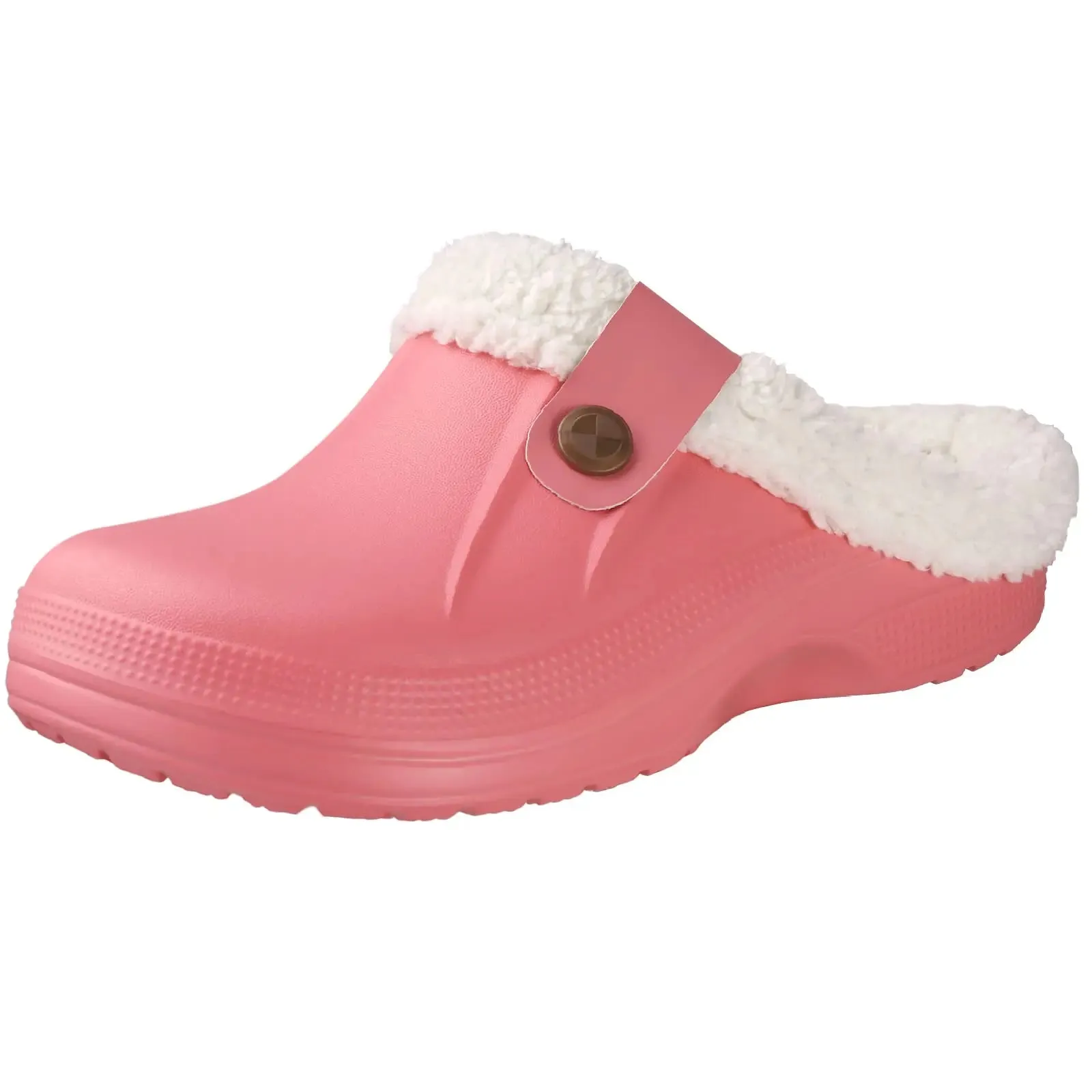 Soft Plush Warm Waterproof Non-slip Clogs