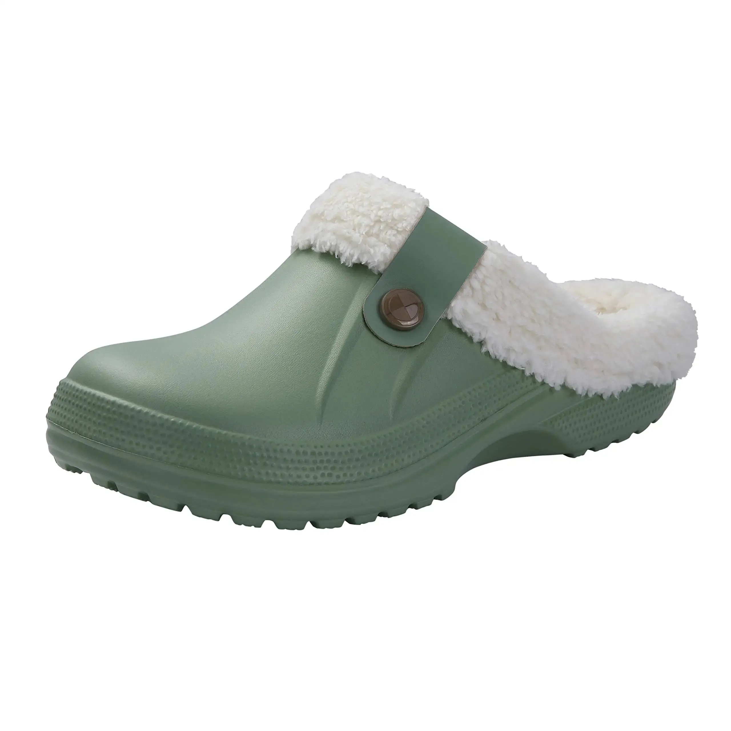 Soft Plush Warm Waterproof Non-slip Clogs