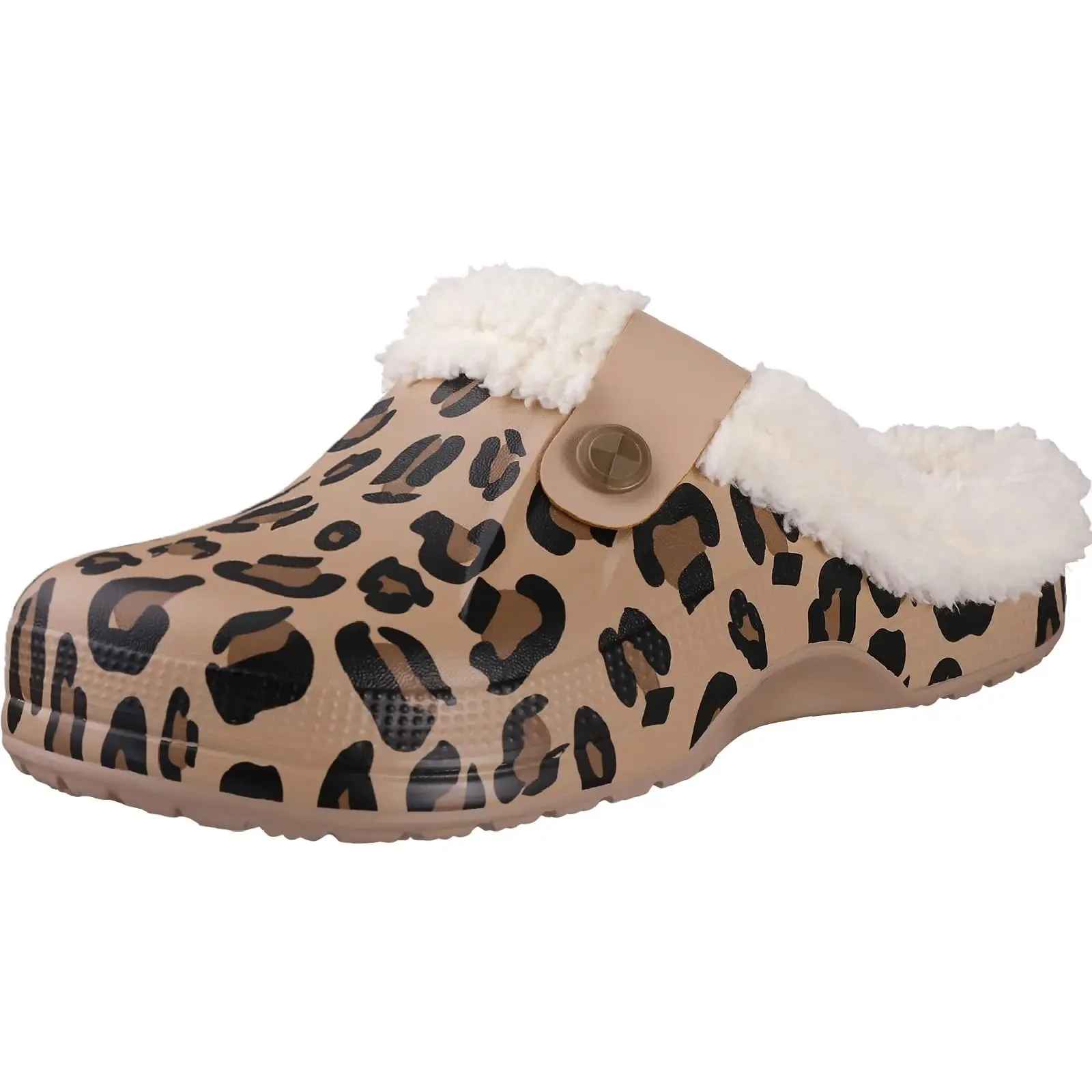 Soft Plush Warm Waterproof Non-slip Clogs