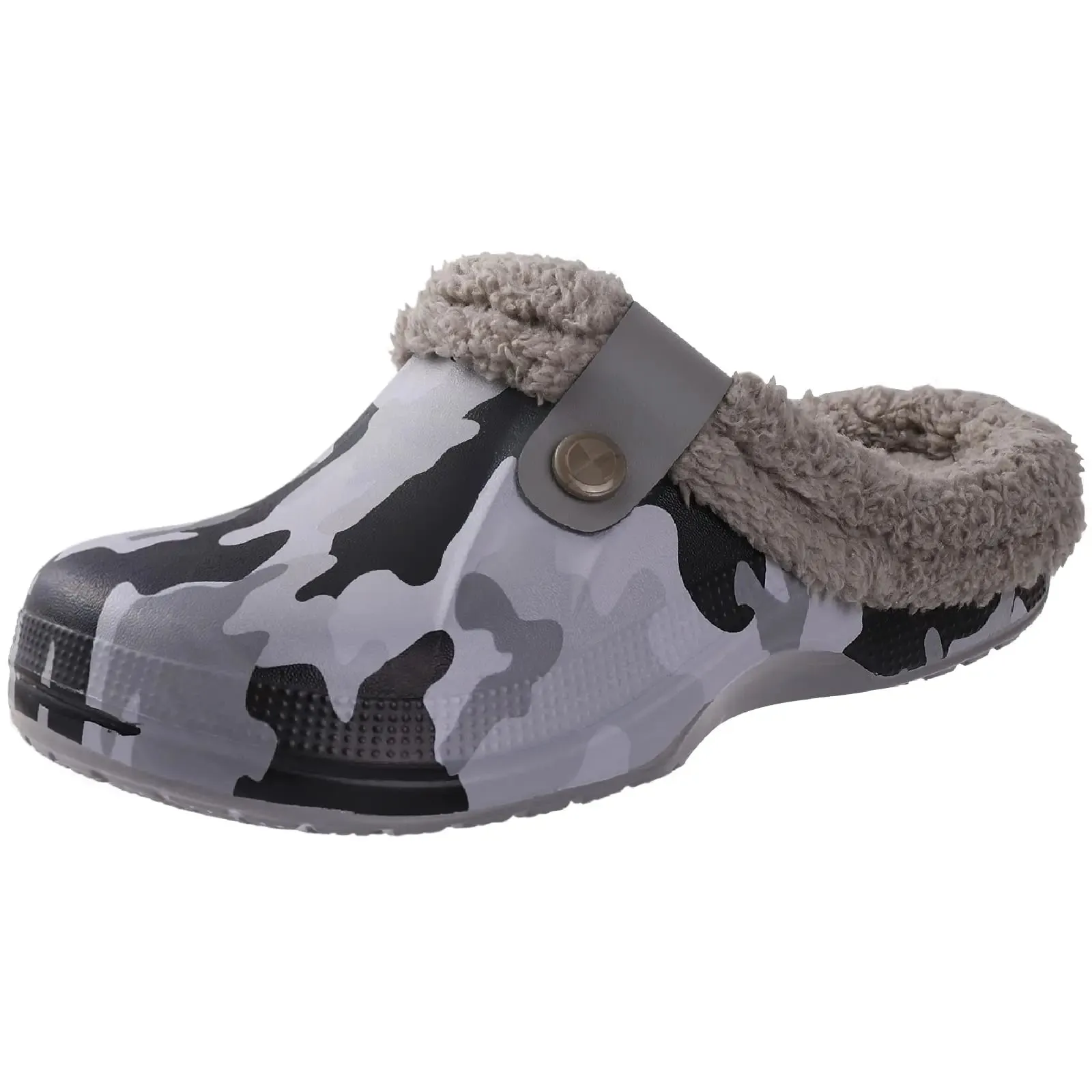 Soft Plush Warm Waterproof Non-slip Clogs