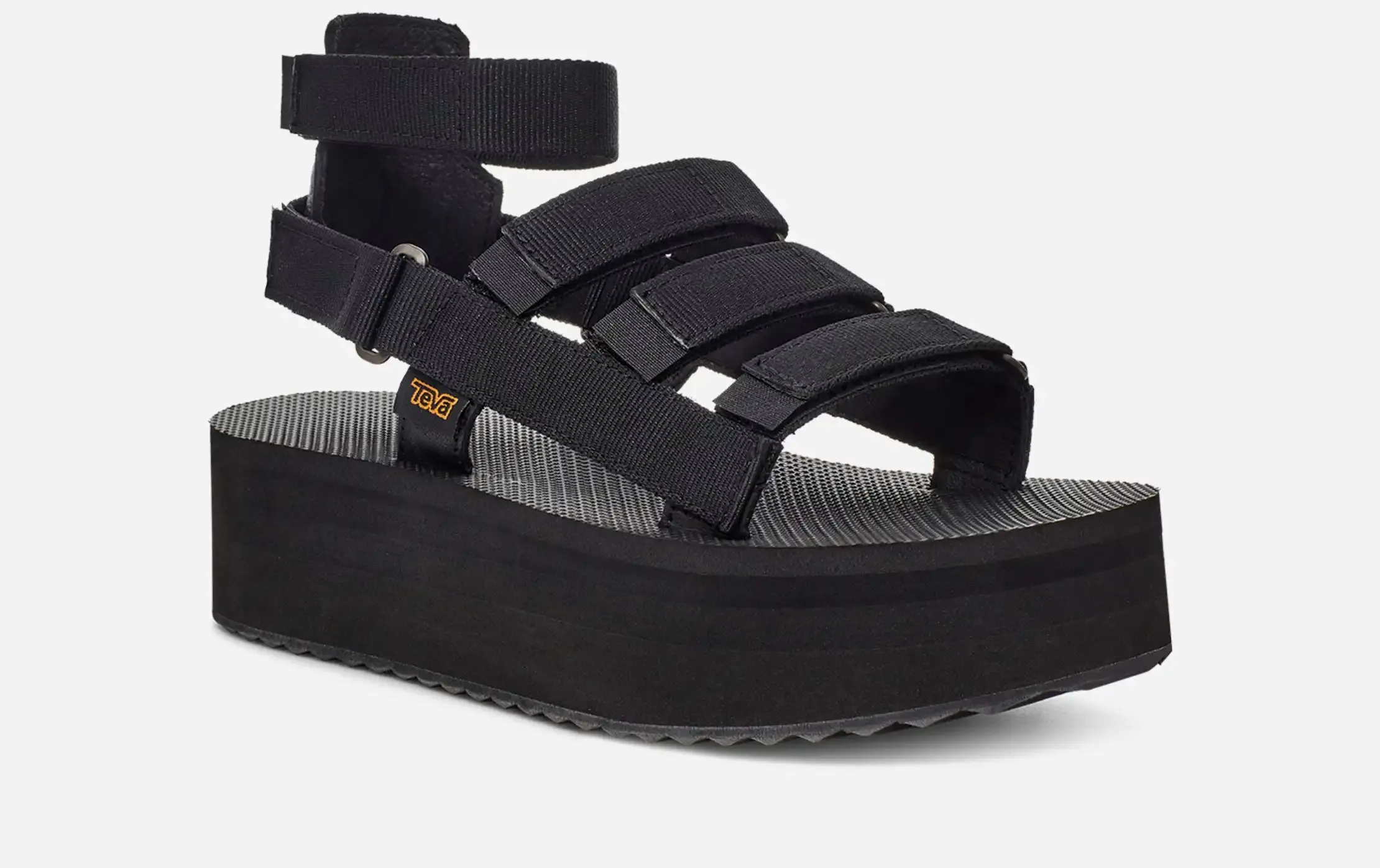 Teva Women's Flatform Mevia Sandals Black 1116810-BLK