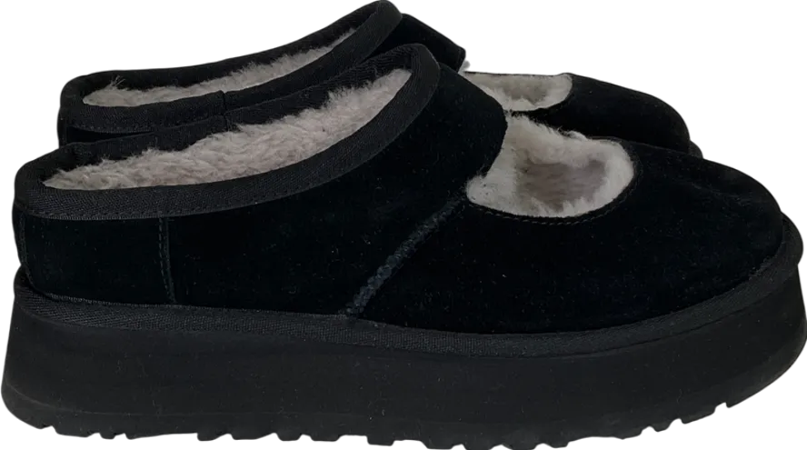 UGG Black Bea Mary Jane Slippers UK 6 EU 39 